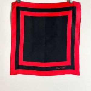 CALVIN KLEIN Vintage Square Scarf